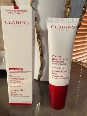 Clarins Beauty Flash Peel AHA/BHA Resurfacing Peel 1.7oz